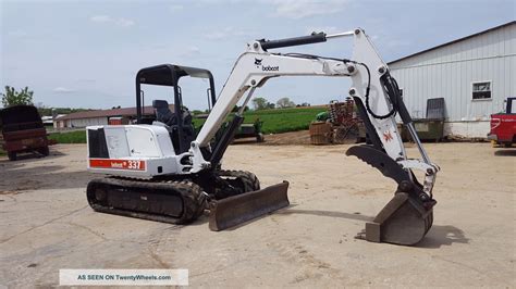 bobcat 337 mini excavator specs